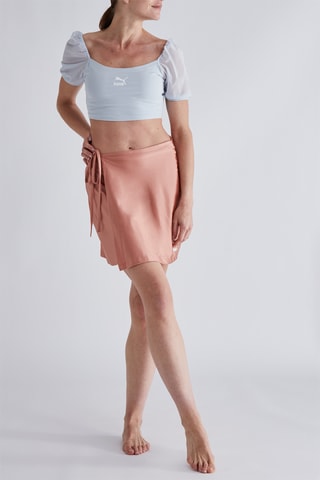 Jupe portefeuille - Rose