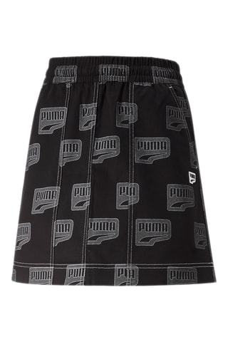 Jupe droite Downtown - Noir et gris - Puma