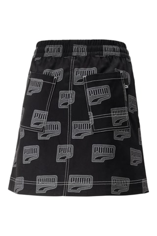 Jupe droite Downtown - Noir et gris - Puma