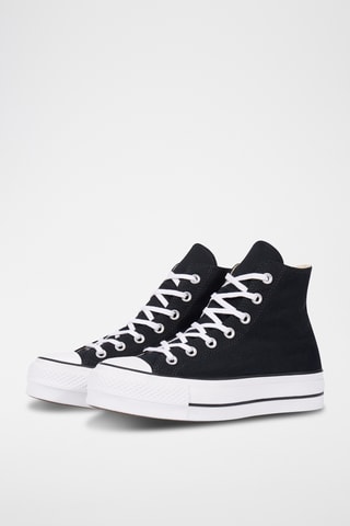 Tennis montantes plateformes Chuck Taylor All Star - Noir