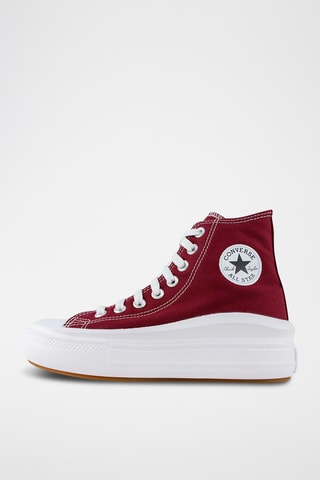 Tennis montantes plateformes Chuck Taylor All Star - Rouge