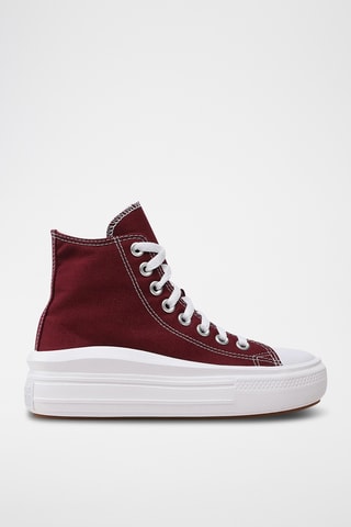 Tennis montantes plateformes Chuck Taylor All Star - Rouge