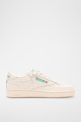 Chaussures d’entraînement en cuir Club C 1985 TV - Ecru