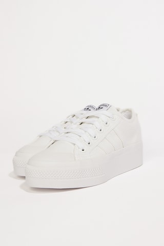 Chaussures d’entraînement plateformes en cuir Originals Nizza - Blanc