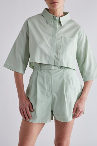 Chemisier court - Vert d’eau