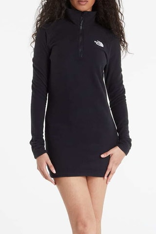 Robe droite polaire Glacier - Noir