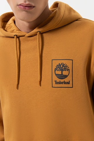 Sweat à capuche Stack - Camel