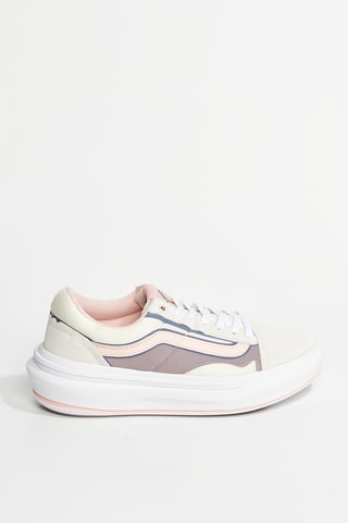 Baskets en cuir et nubuck Old Skool Overt - Violet