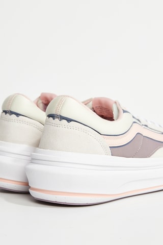Baskets en cuir et nubuck Old Skool Overt - Violet