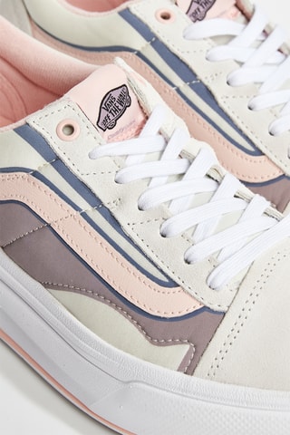 Baskets en cuir et nubuck Old Skool Overt - Violet