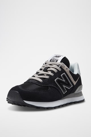Baskets en nubuck 574 - Noir
