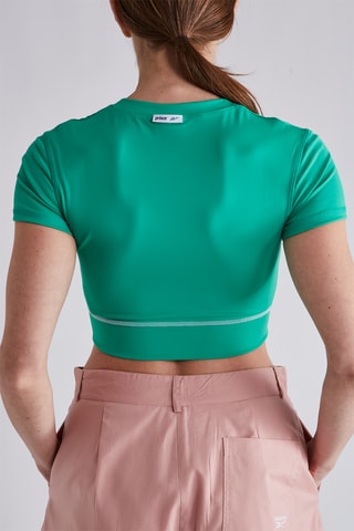 Crop top Prince - Vert et blanc