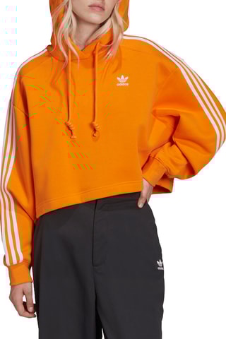 Sweat à capuche Originals adicolour - Orange et blanc