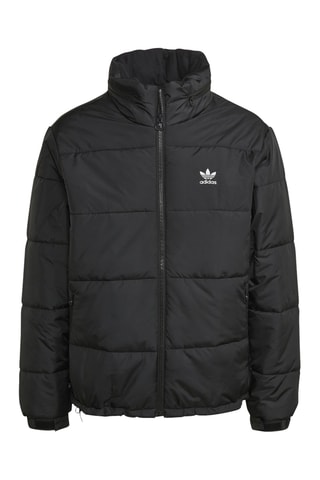 Doudoune à capuche Trefoil Essentials - Noir