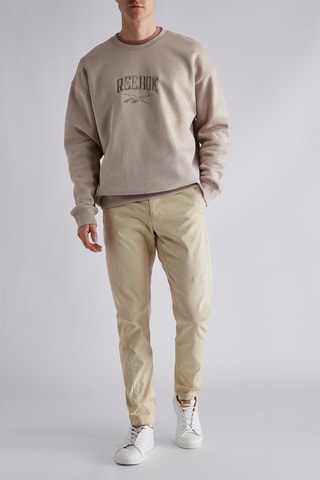 Sweat en coton biologique Vintage - Beige