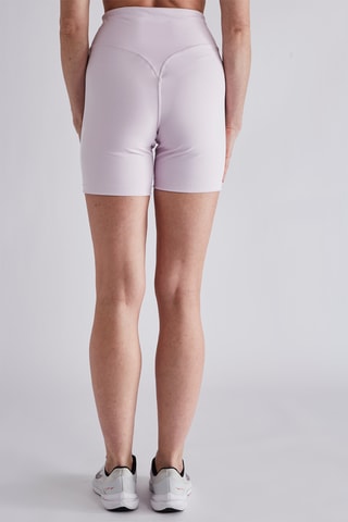 Cycliste d'entraînement taille haute Hyperglam 3 - Rose poudré et blanc