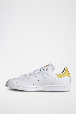 Sneakers en cuir Stan Smith   Blanc et jaune