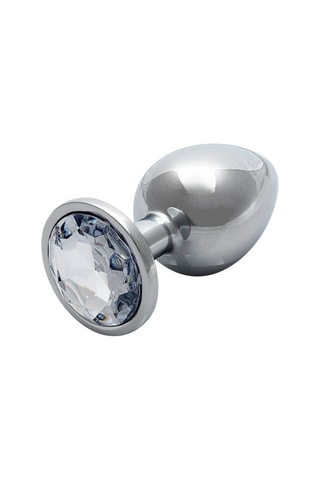 Plug anal - Argenté - 8 x 3,4 cm