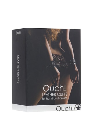 Manchettes en cuir Noir