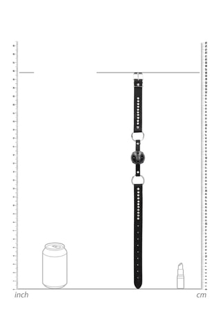 Bâillon-boule Noir