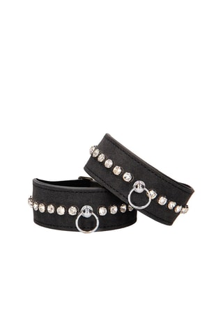 Bracelet menottes cheville Noir