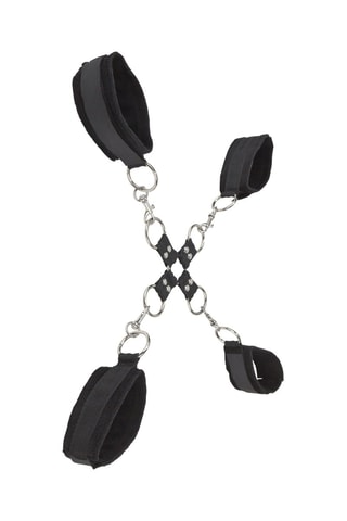 Menottes pour poignées et chevilles Noir