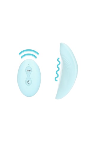 Vibromasseur télécommandé Panty - Bleu