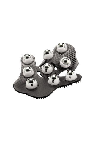 Gant de massage Glov Noir et argenté