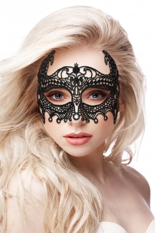 Masque en dentelle Noir