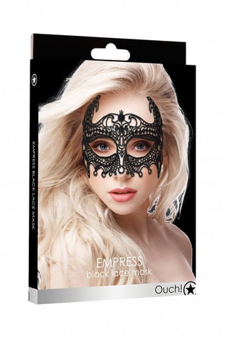 Masque en dentelle Noir