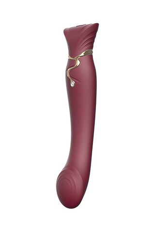Vibromasseur Queen G-Spot Vibrator - Bordeaux - 11,5 cm