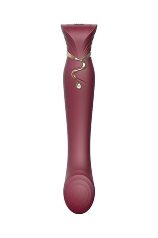 Vibromasseur Queen G-Spot Vibrator - Bordeaux - 11,5 cm