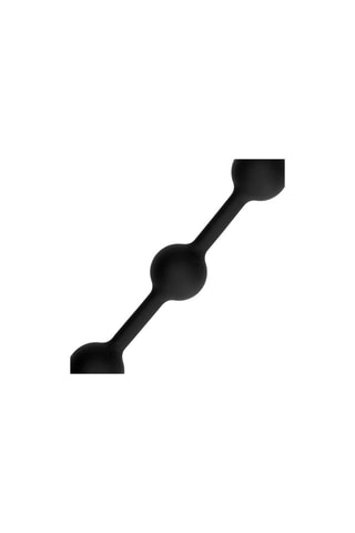 Chapelet anal waterproof - S - Noir - 29,5 cm