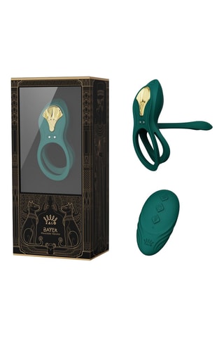 Vibromasseur masculin télécommandé Bayek - Vert - 3,2 cm