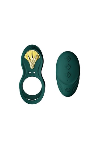 Vibromasseur masculin télécommandé Bayek - Vert - 3,2 cm