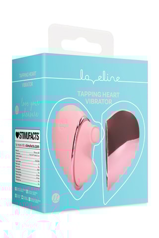 Vibromasseur Tapping Heart  - Rose