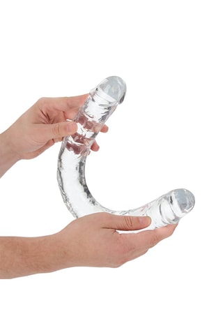 Godemiché double réaliste Dildo - Transparent - 45 cm