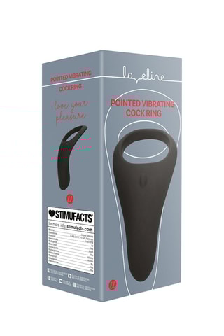 Anneau pénien vibrant waterproof Loveline - Noir