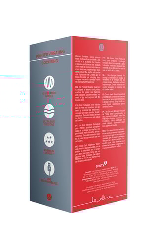 Anneau pénien vibrant waterproof Loveline - Noir