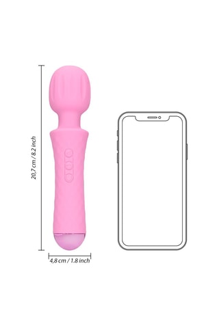 Mini vibromasseur Loveline by Shots - Fuchsia - 9 cm