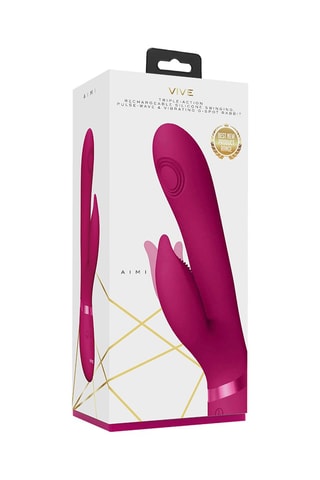 Vibromasseur Aimi - Rose - 22,3 cm