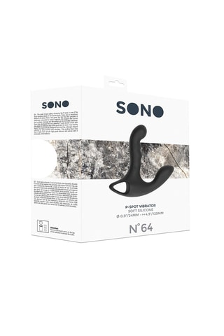 Vibromasseur protastique waterproof N°64 - Noir - 12,5 cm