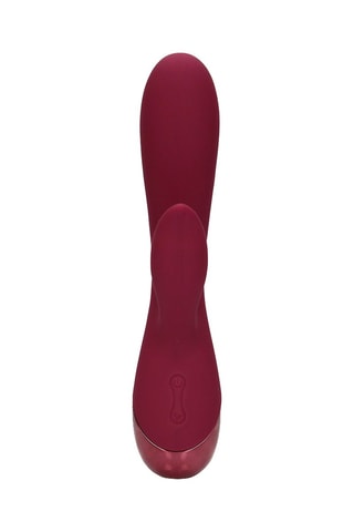 Vibromasseur Rabbit - Rouge - 20 cm