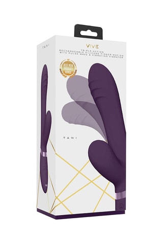 Vibromasseur Tani - Violet - 21,5 cm