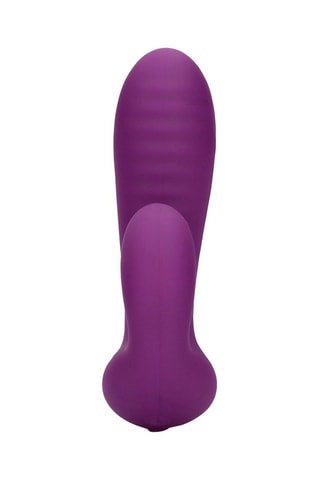 Vibromasseur Rabbit Ultra Soft Silicone G-Spot Vibrator - Violet - 10 cm