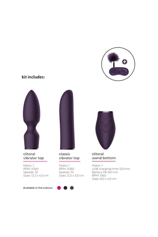 Coffret Pleasure Kit #4 5 produits - Violet