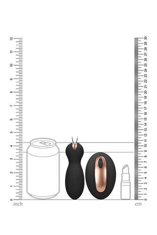 Vibromasseur 2-en-1 Dual Vibrating Toy Purity - Noir - 10,6 cm