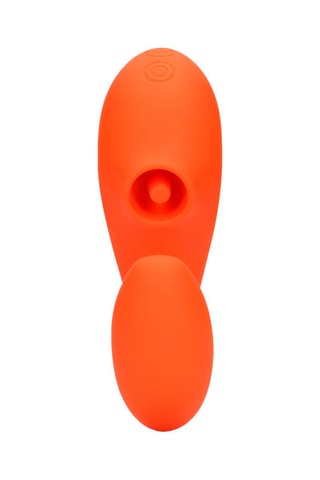 Vibromasseur Rabbit G-Spot - Orange - 13 cm