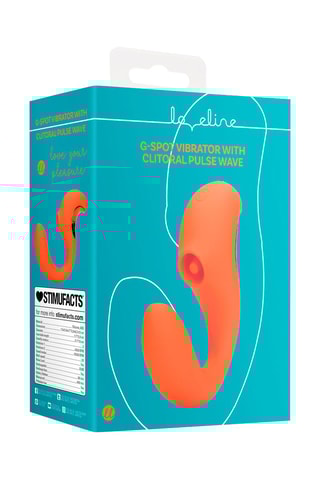 Vibromasseur Rabbit G-Spot - Orange - 13 cm