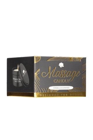 Bougie de massage parfumée en cire de soja - Vanille - 100 g